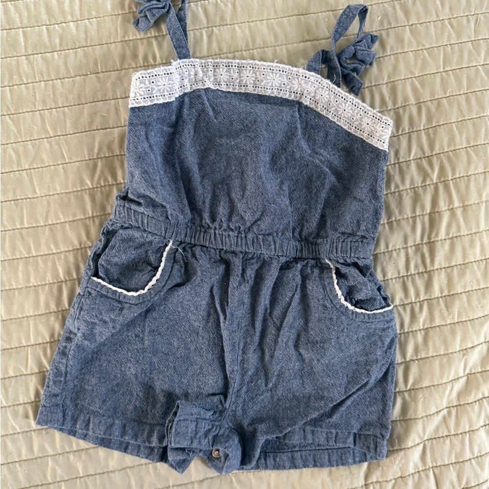 Tommy Bahama Blue Denim Romper